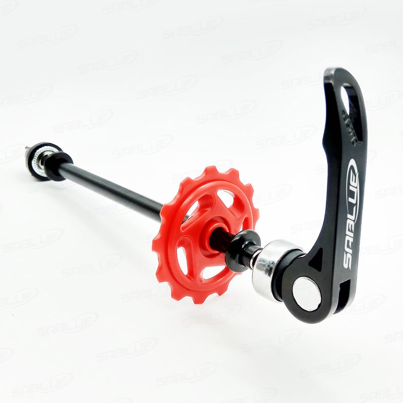 SABLUE FLOAT ON AXLE Bike Chain Keeper Holder Dummy Sleeping Hub Tool Bicycle Cleaning Transporting (BLACK) - Image 2